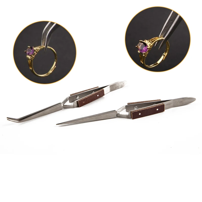 Stainless Steel Cross Locking Tweezers Self Closing Jewelry Soldering Craft Repair Hand Tool Corrosion Resistant tweezer tool soldering tweezers