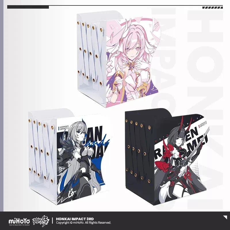 

Game HONKAI IMPACT 3/miHoYo VALKYRIES Folding Metal Bookend Anime RITA ELYSIA Official Cosplay Ornament Christmas Gift 2023 New