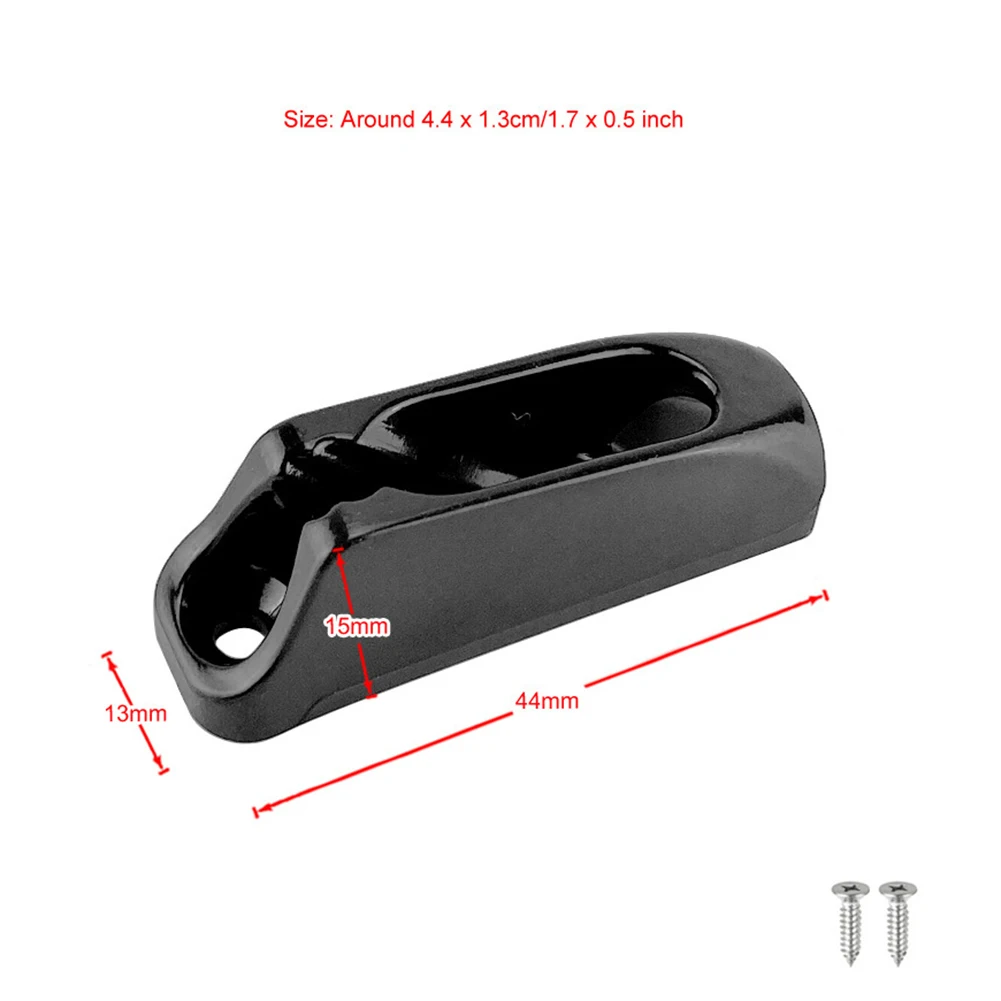 

Nylon Rope Clamp Cord Clamp 2PC 50*15*20mm Black Board Easy To Adjust Sailboat Rope High Quality High Performance
