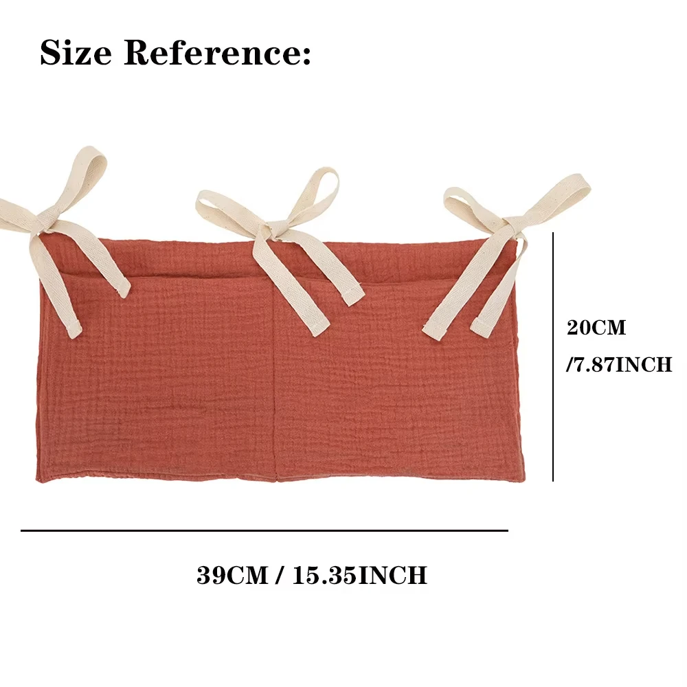  침대 정리함 침대 옆 수납 가방 2포켓 기저귀 보관함 용품 정리 가방 유모차 정리함