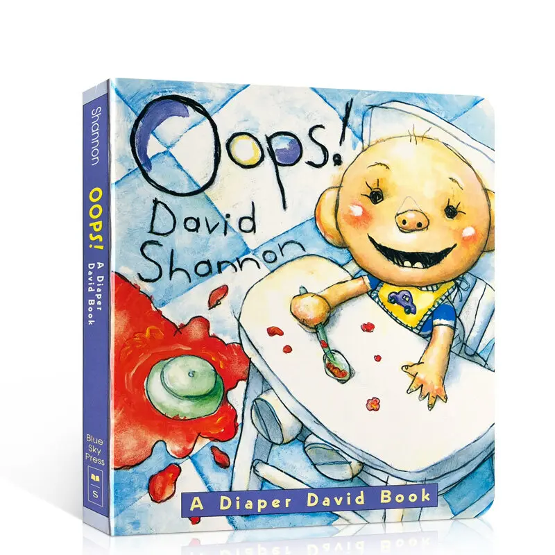 

Milu Original English Gift Audio Oops David: A Diaper David Book Board No Shannon