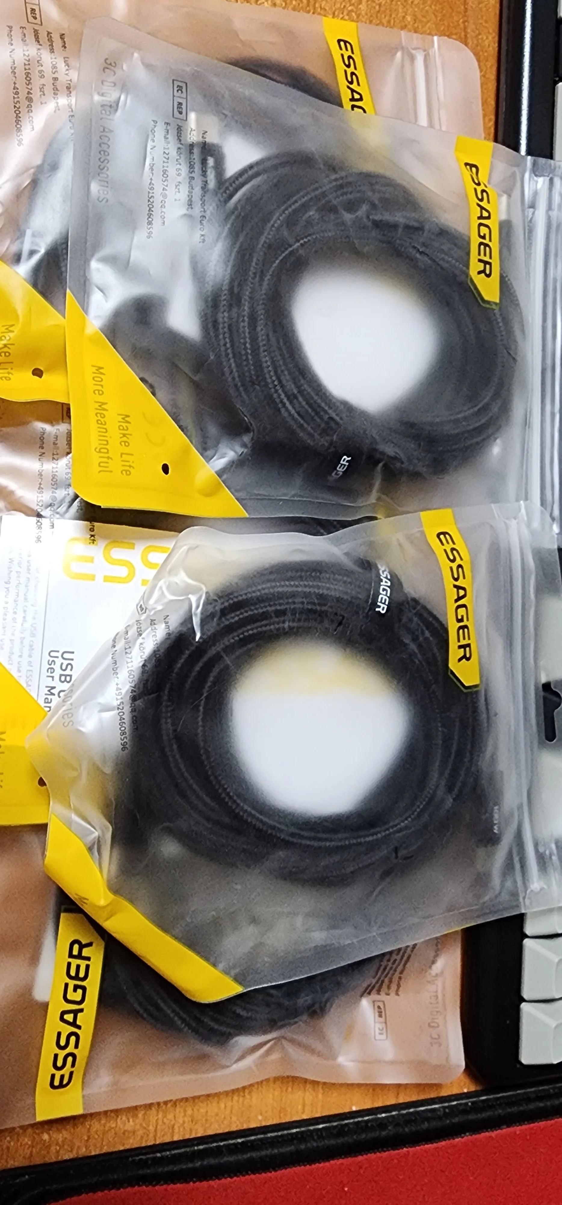 Essager PD100W 60W Type C C to C Cable Fast Charge Mobile Cell Phone Charging Cord Wire For Xiaomi Samsung Huawei Macbook iPad photo review