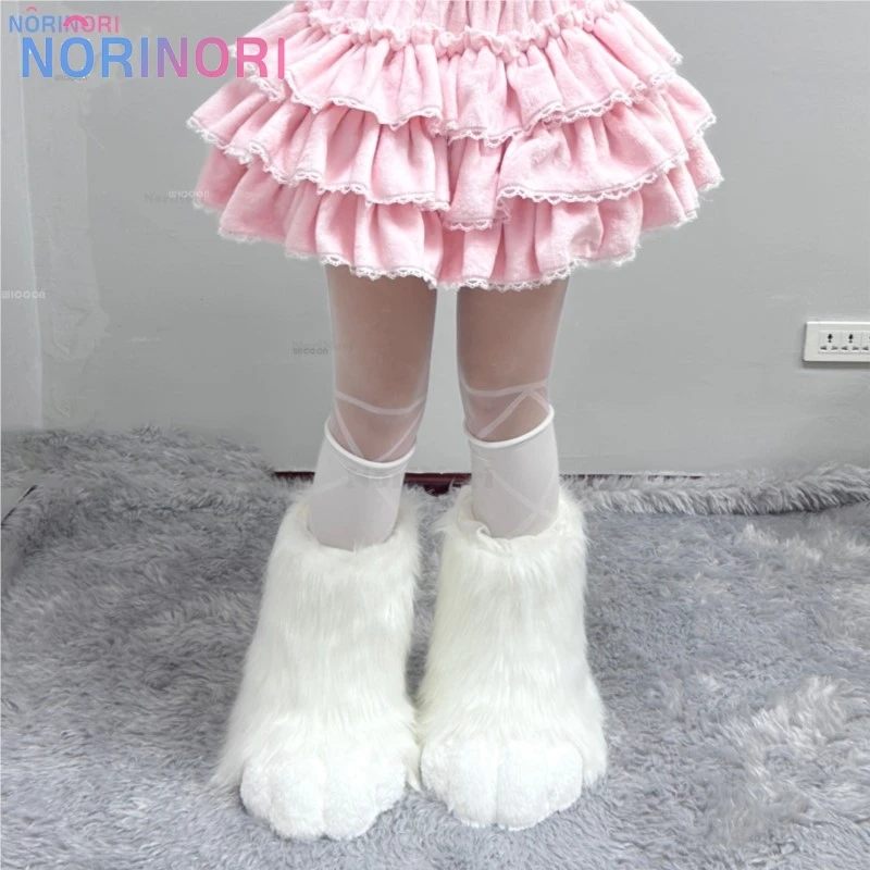 Fursuit Paws Shoes Kigurumi Furry Cosplay Gloves Decors Animal Cosplay Glove Boots Wearable Party Original Roleplay Accessories