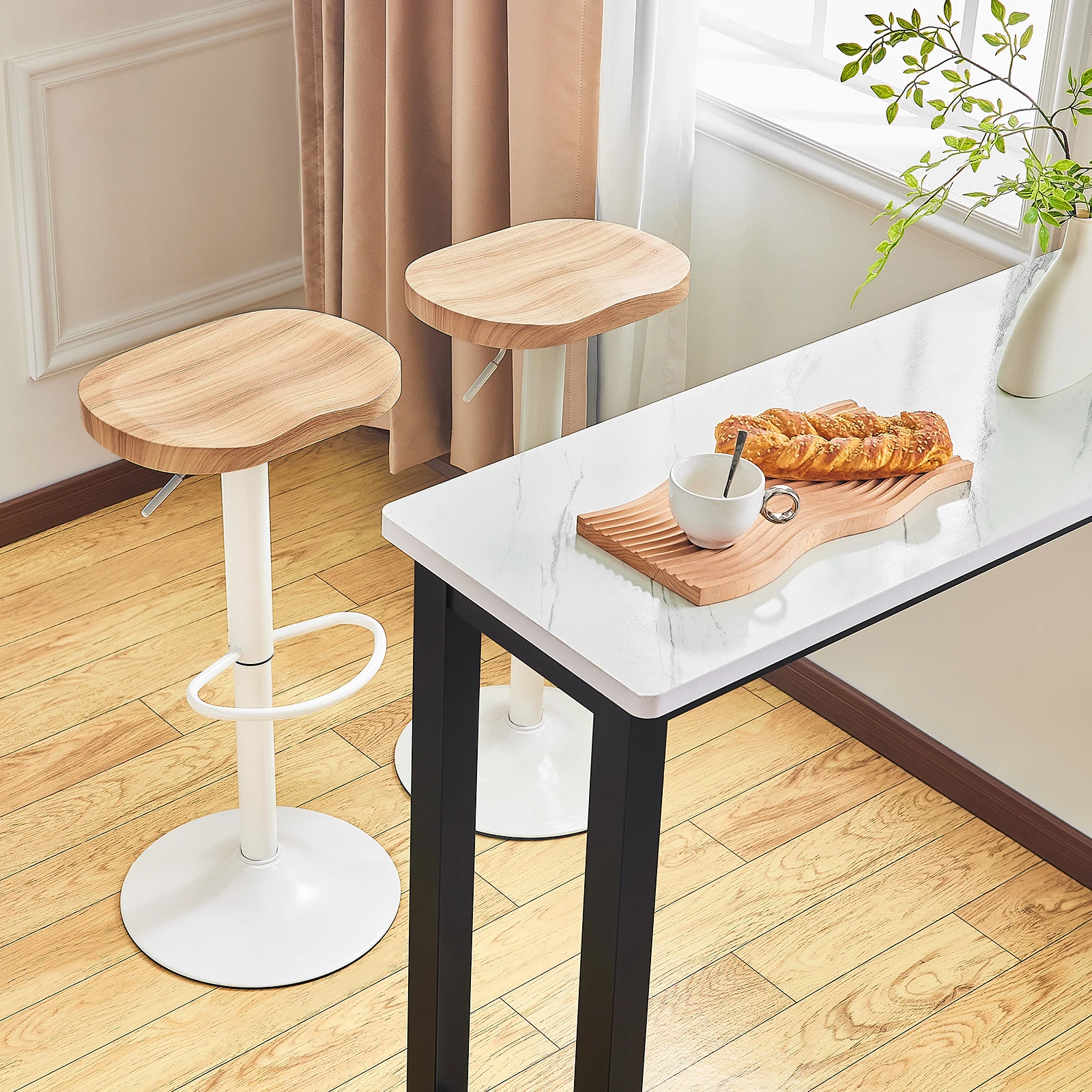 Table Narrow High Chair High Chair Small Bar Chairs Set Of Swivel