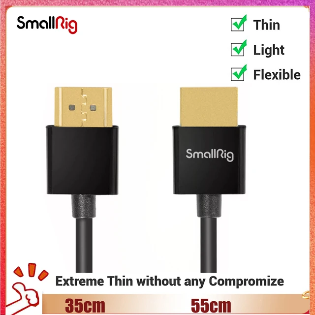 SmallRig 2957 - Ultra Slim 4K HDMI Cable 55cm