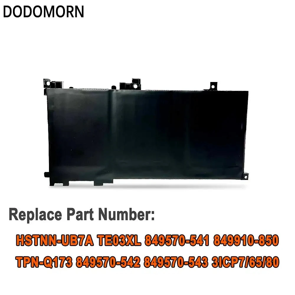 Dodomorn Bateria do Portátil Te03xl para hp Omen 15-bc011tx 15-bc012tx 15-bc013tx 15-ax015tx Ax017tx Tpn-q173 Hstnn-ub7a 849910850 - Imagem 3