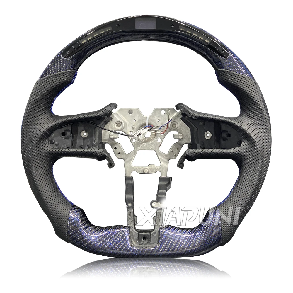 インフィニティ スポーツステアリング カーボン パンチング