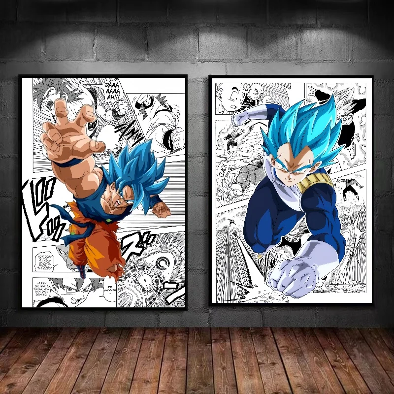 DRAGON BALL VEGETA Birthday Card - Professionally printed and