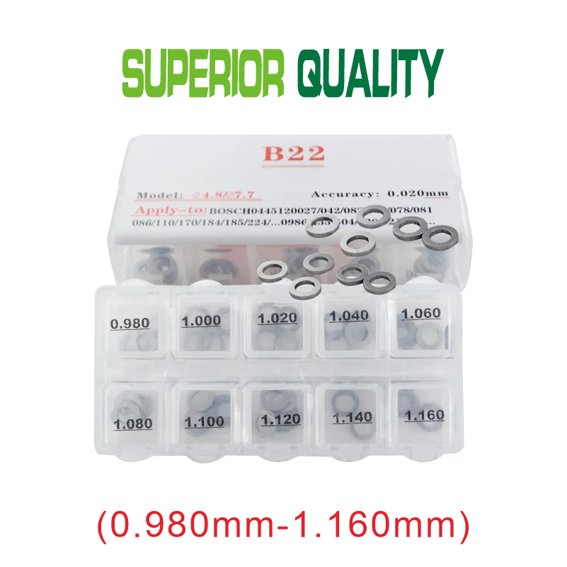B11 B12 B13 B14 B16 B21 B22 B23 B24 B25 B26 B27 B31 B42 Common Rail Injector Adjusting Shims Gasket Washer injector washer shims