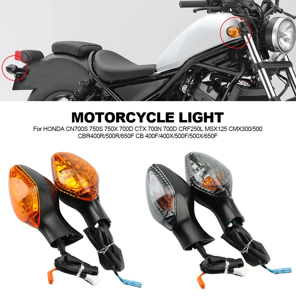 1 Pair Motorcycle Directional Blinker Lamp Turn Signal Indicator Light ...