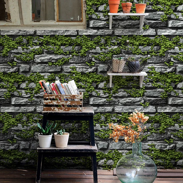 Transform Your Home with 3D Stereo Retro Stone Brick Antique Brick Wallpaper