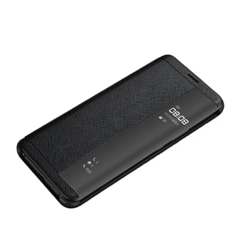 Vintage Cross Genuine Leather Cases For Huawei Mate Rs Porsche Pro Thin Smart Awake Sleep Flip Case Cover