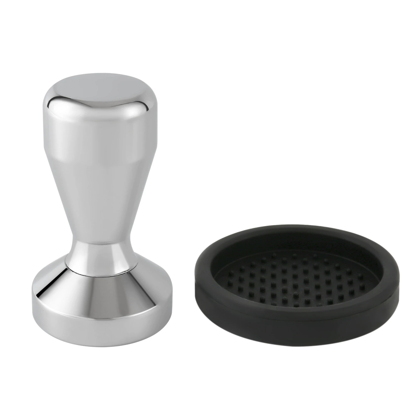 Coffee Tamper, Espresso Coffee Press 49mm Tamper with Silicone Tamper Mat HOT