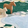 Thick Irregular Lounge Rug Nordic Style Carpets for Living Room Children's Bedroom Decor Shaped Carpet Home Plush Non-slip Mat 5