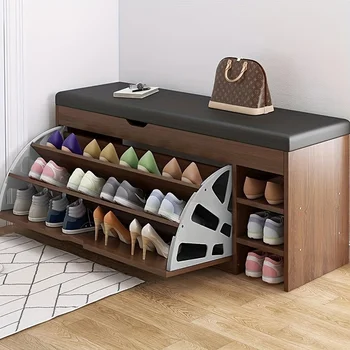 Stainless Steel Flip Shoe Rack 1
