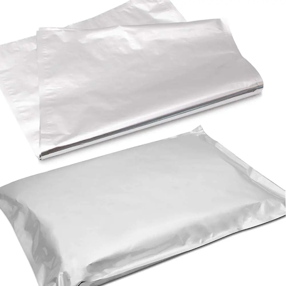 in plastica a lunga durata per alimenti in alluminio 200 sacchetti ermetici in Mylar Foil Open Top sottovuoto con confezione di campioni da 5 x 7 cm 