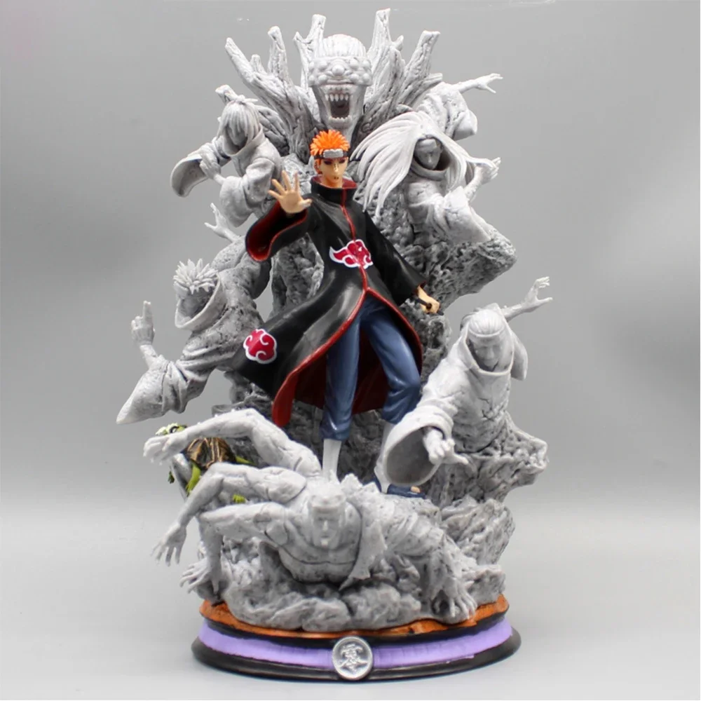thumbnail image 1 of Figuras de Pain, figura de dibujos animados de Naruto Anime, modelo Pain, 27 cm, estatua de PVC GK, figura de colección de muñecas, decoración de coches, juguete de regalo para niños, 1 of 4