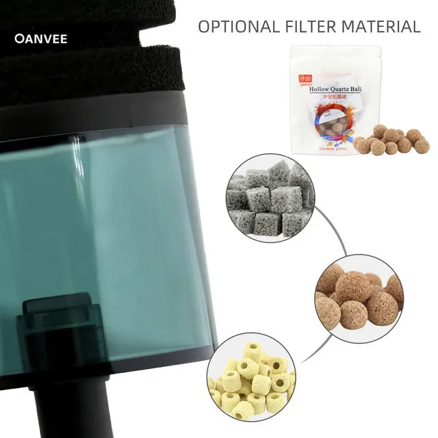 Hollow Quartz Ball Free Breathing Cubes and Bio Ceramic Ring For Sponge Filter: Enhancing Your Aquarium Experience