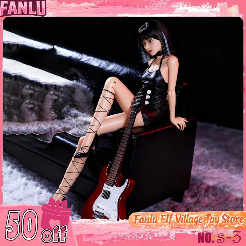 FANLU 1/3 BJD silicone doll  60cm toys rock girl movable limbs metal frame Simulation human model Girl 1/2 Garage Kit Gift