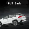 New 1:32 Toyota RAV4 SUV 2023 Alloy Die Cast Toy Car Model Sound and Light Pull Back Children's Toy Collectibles Birthday Gft 6