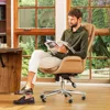 Modern Executive Office Chair, High Back PU Leather Ergonomic Computer Desk Chair, Adjustable Height Swivel Office Task Chair 3