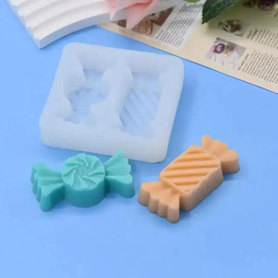 1Pcs Sugar Candy Shaped Silicone Resin Molds UV Resin Molds DIY Handcraft Jewelry Accessories Jewelry Moulds Resin Silicone Mold