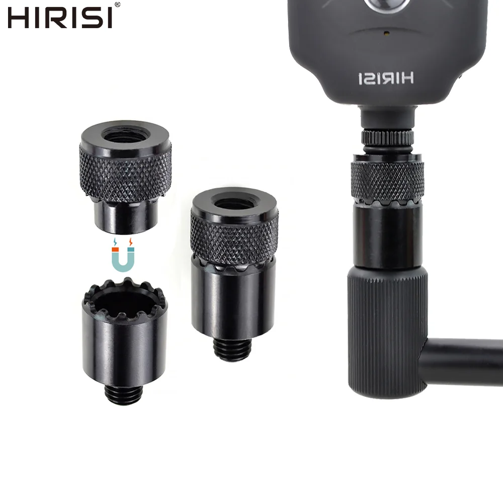 Connecteur rapide aluminium pour alarmes de pêche carpe - Adaptateur rod pod - Accessoires Hirisi AQ210