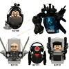 MOC Skibidi Toilet Mini Model Brick Suspended Toilet Man MOC Puzzle Assemble Action Figure Building BlocksToys Birthday Gifts 5