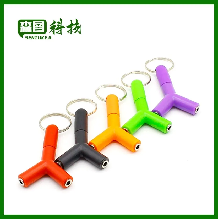 

Y Type 3.5mm Headphone Male To Dual Female Audio Cables Headphone Splitter Adapter Plug Stereo Earphone Splitters