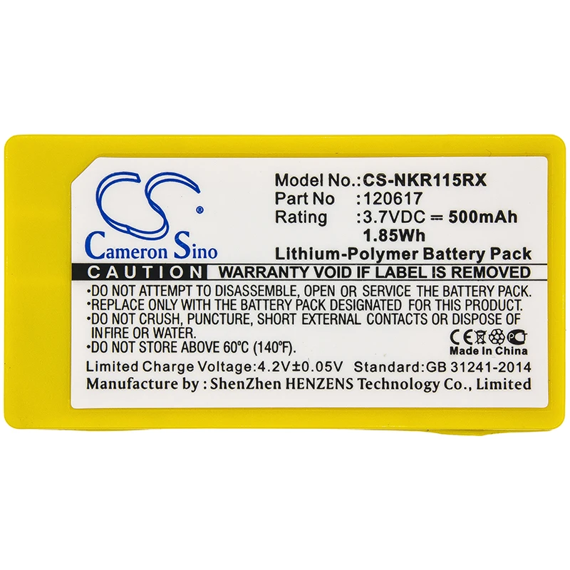 Batteria Cameron Sino 500Mah Per Nikko Drl Air Elite 115 120617