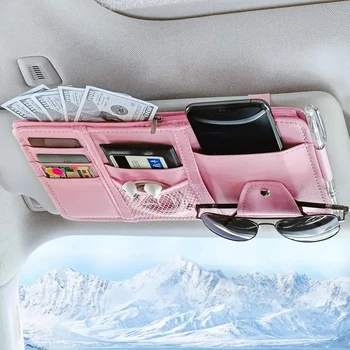 Car Visor Sunglasses Organizer Holder 1