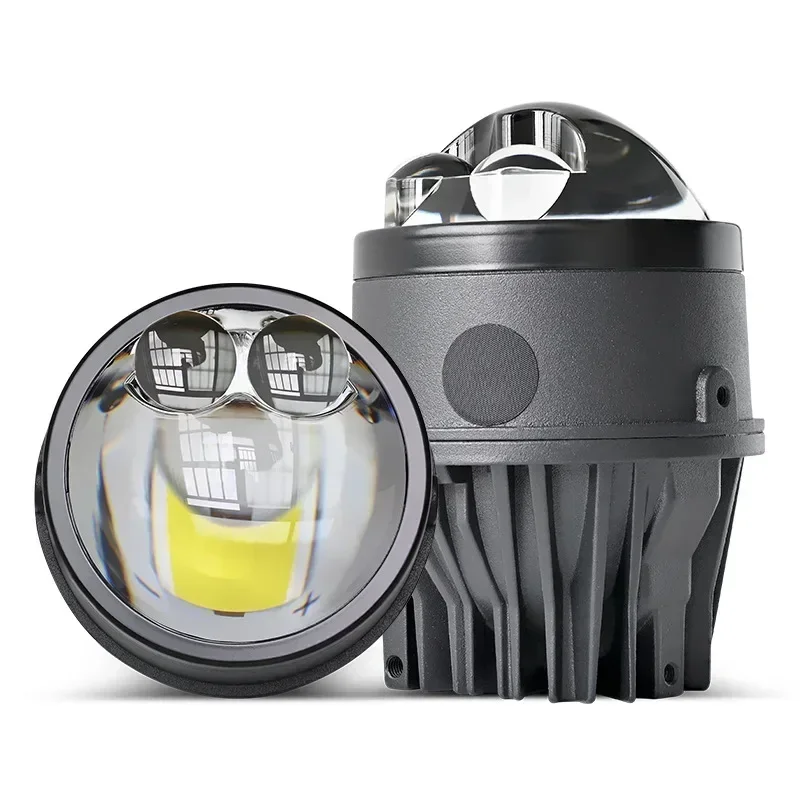 

Super Bright 85W Dual Direct Laser Fog Lens for Automobile LED Fog Lamp 3 Inch Bi LED Fog Light Lamp Lens