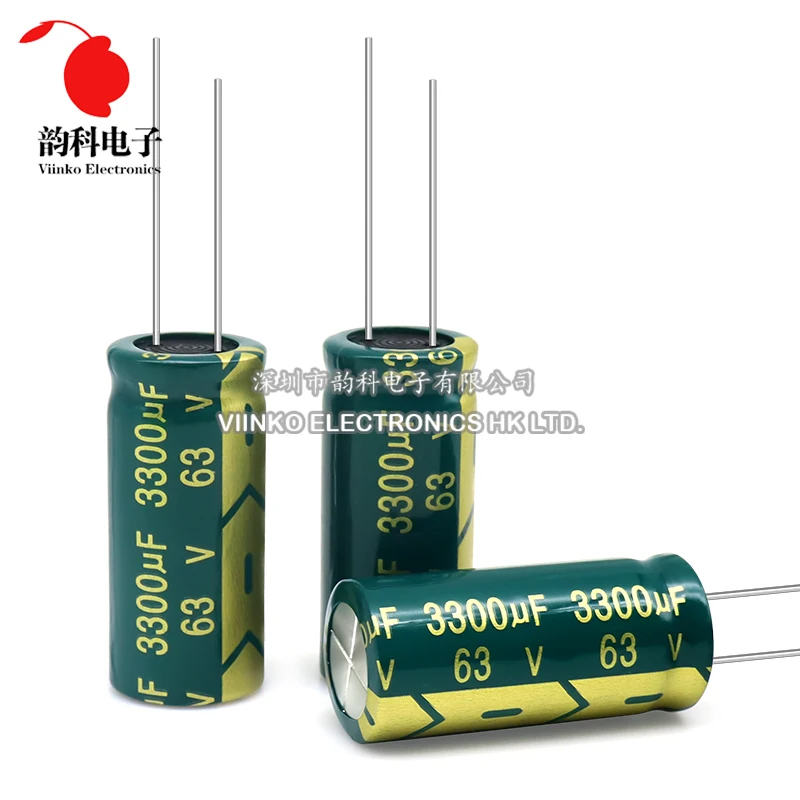 Aluminum Capacitor Aluminum Electrolytic Capacitor Aluminum Capacitor 6.3V 10V 16V 25V 35V 63V 100V 250V 450V 10UF 330UF 470UF 680UF 820UF 1500UF 4700UF High Frequency Low ESR