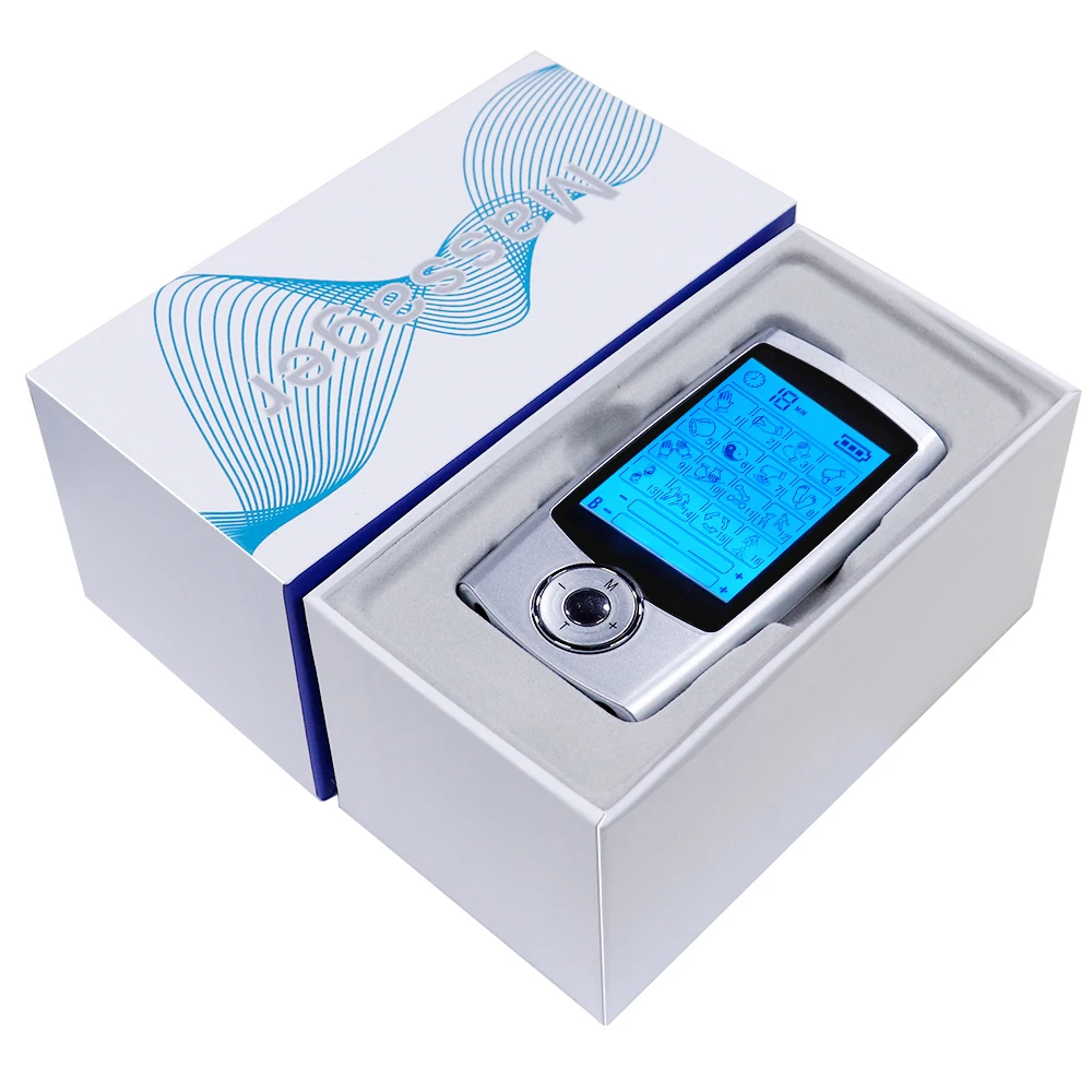 Tens Muscle Stimulator Myostimulator Acupuncture Apparatus Body Massage Digital Therapy Slimming Machine Electrostimulator