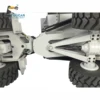 XDRC A40G 1/14 Metal Hydraulic 6*6 RC Articulated Truck RTR Dumper Model Motor ESC Light Sound Remote Control Battery THZH1289 6