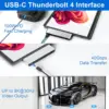 Surface Pro 9/10/11/X Hub Docking Station with 4K HDMI 8K Video Display USB-C  Adapter for Surface Pro Accessories 3