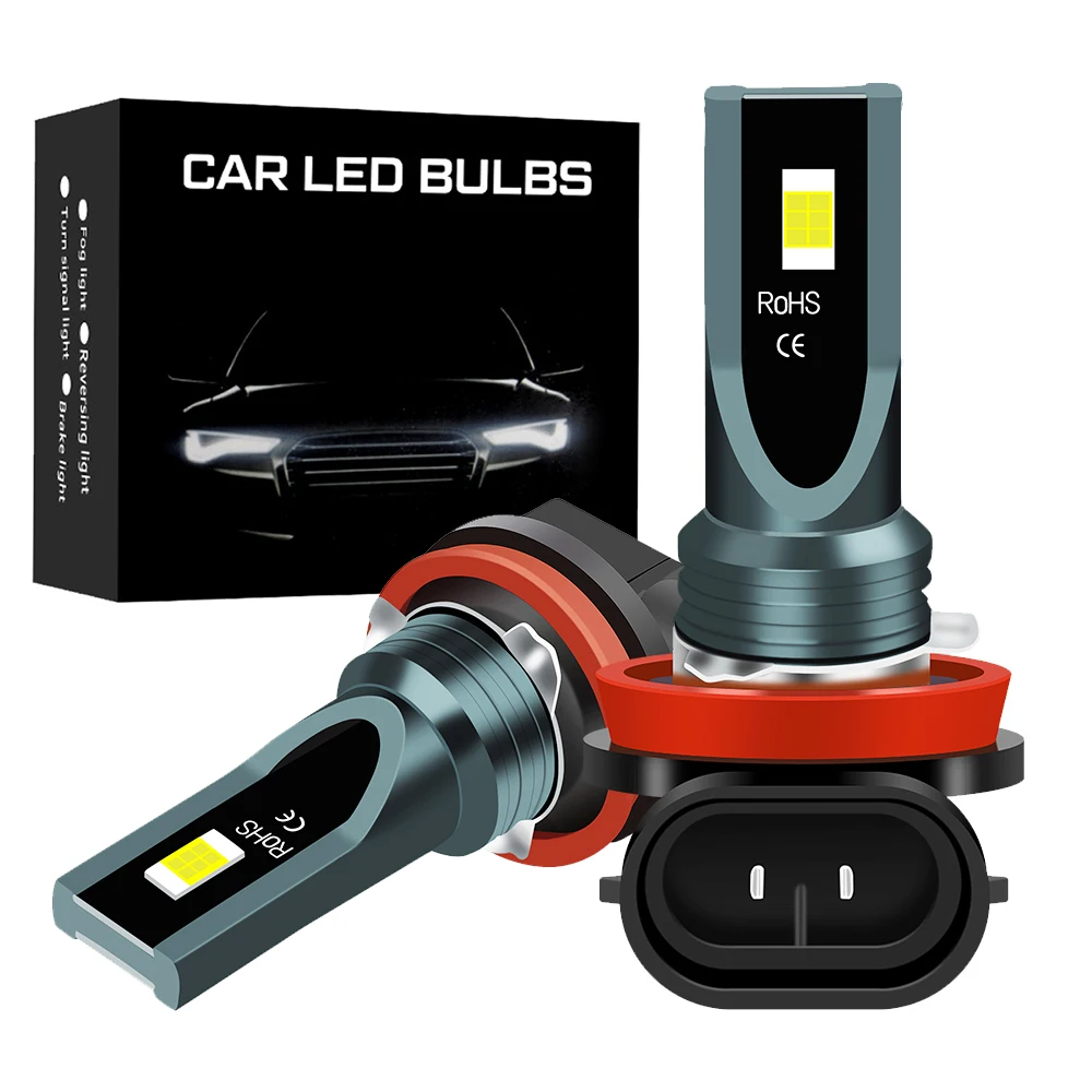 2Pcs Auto Fog Lamp 3570 Led Super Bright H11 H8 9006 Hb4 Hb3 9005 H16 Psx24W Psx26W P13W H7 Car Anti Fog Lights Bulb White 6000K
