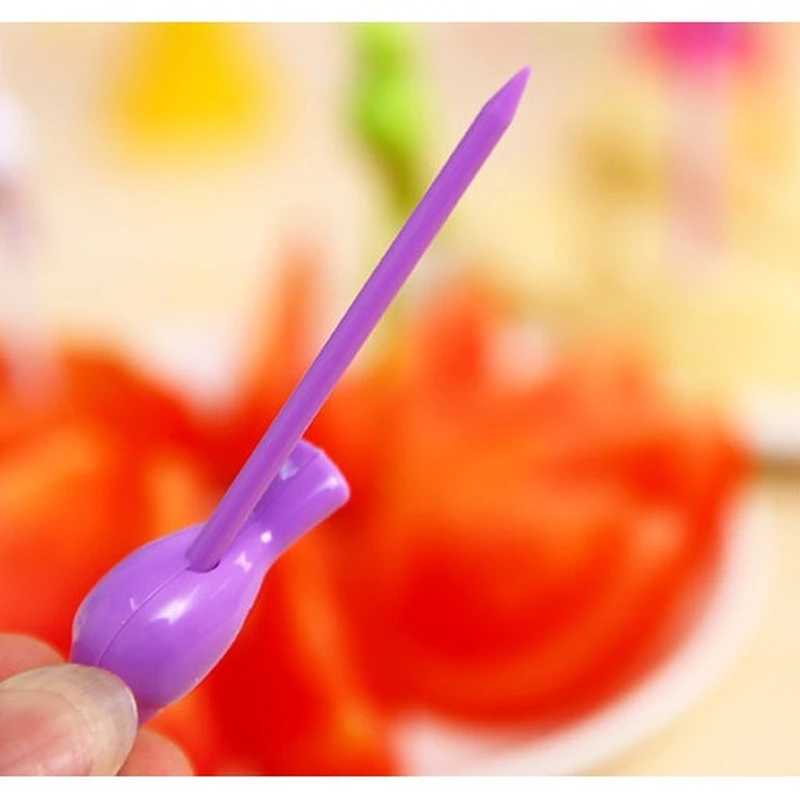 Fruit Fork Party Home Decor Bird Fruit Snack Dessert Forks Tool Tree Shape Holder Rack fruit fork