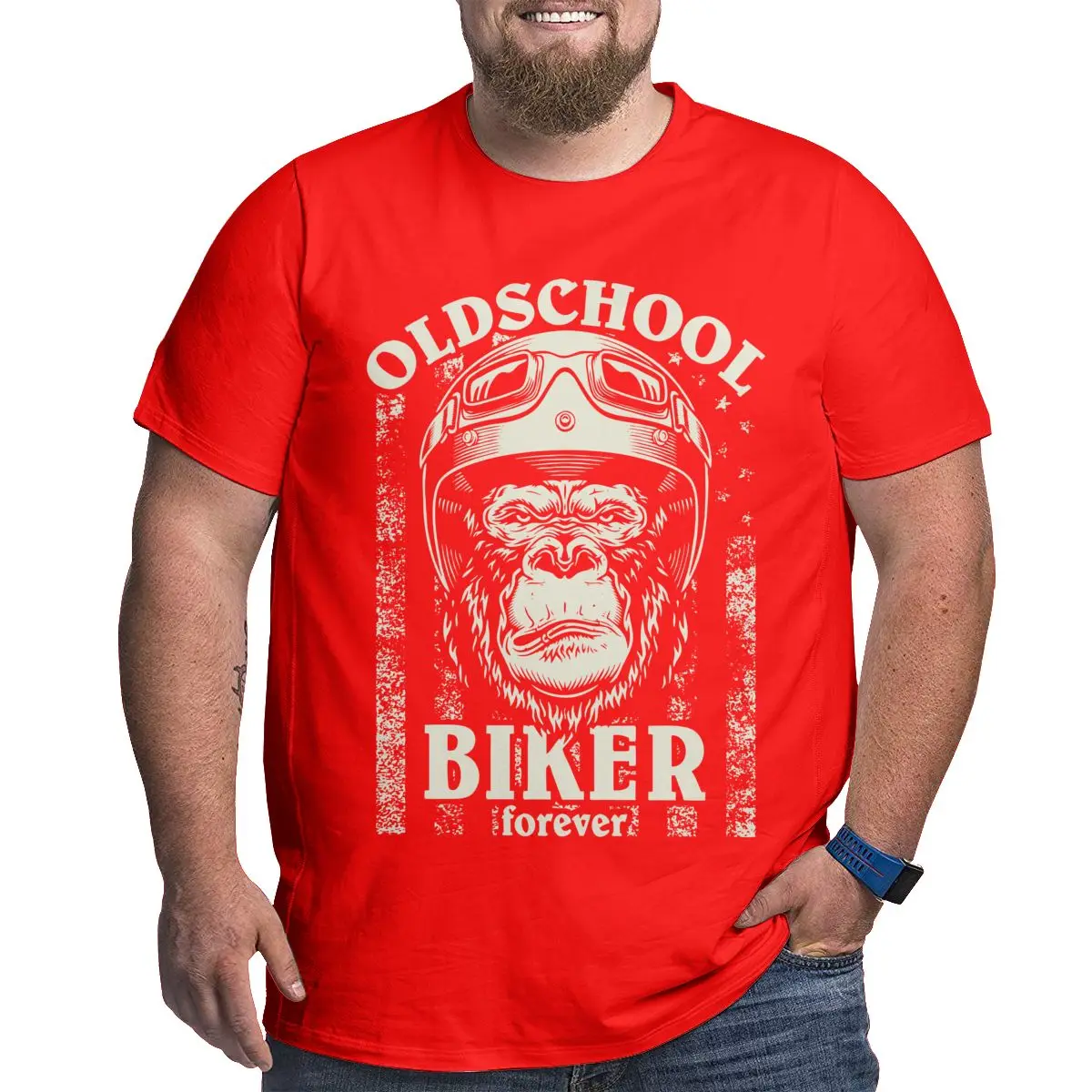 Vecchio Motociclista Loud Fast Built A Ultimo Moto Uomo Ringer