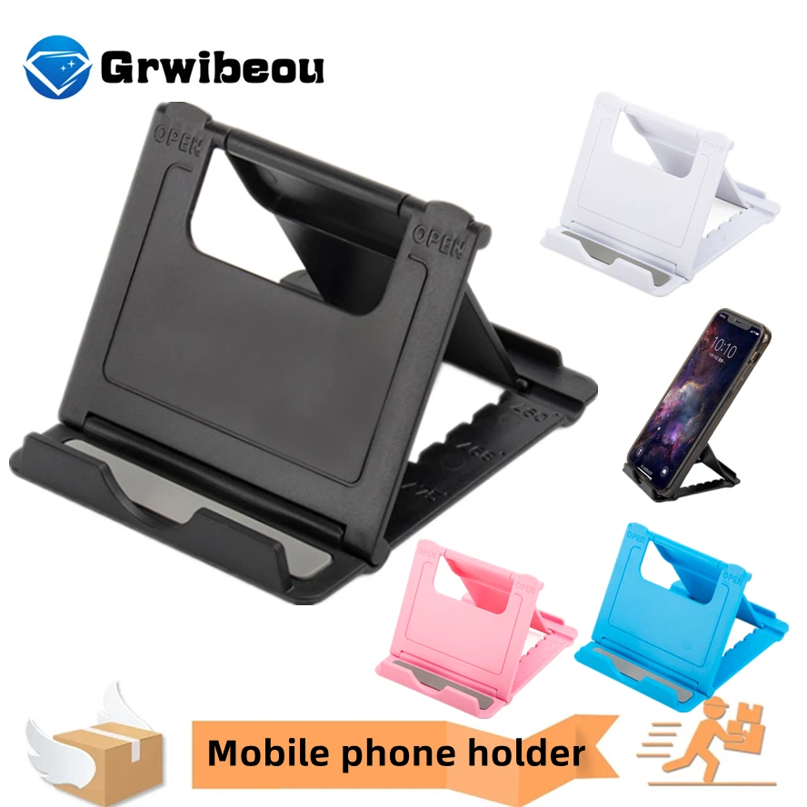 Table Adjustable Phone Holder Bracket Desktop Stand For Ipad IPhone Samsung Xiaomi Huawei Folding Universal Mobile Phone Stand
