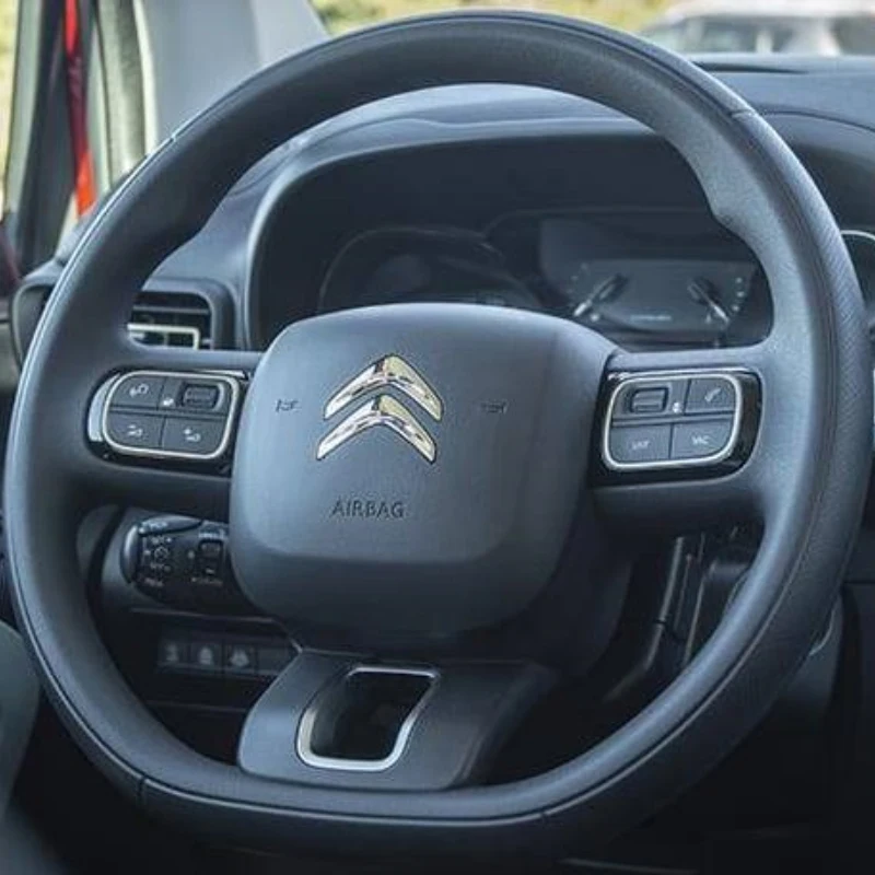 Housse De Volant En Cuir Nappa Pour Citroën C3 2022-2025 - Antidérapante, Confortable, Protection - 7