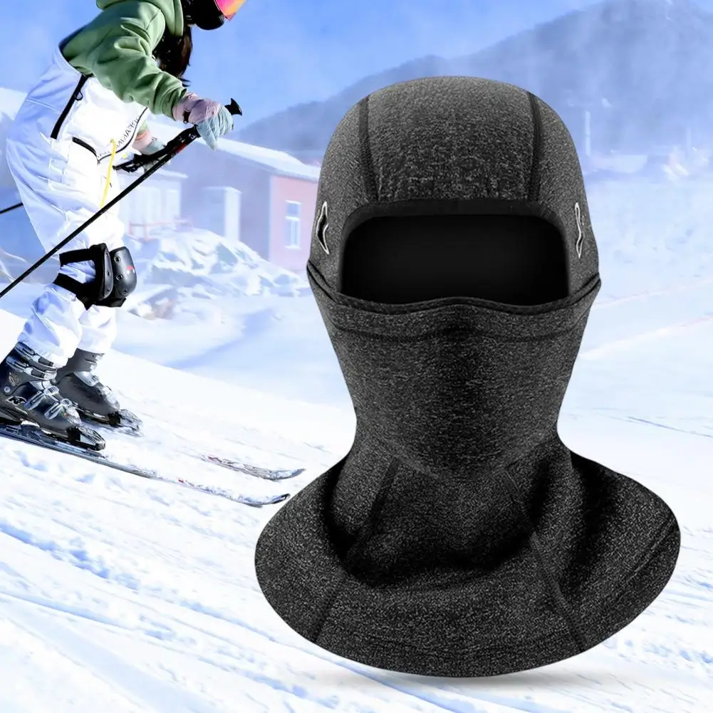 

Motorcycle Face Cover Plush Lining High Stretch Thicken Sweat Absorption Solid Color Glasses Available Ski Headgear For Outdoor