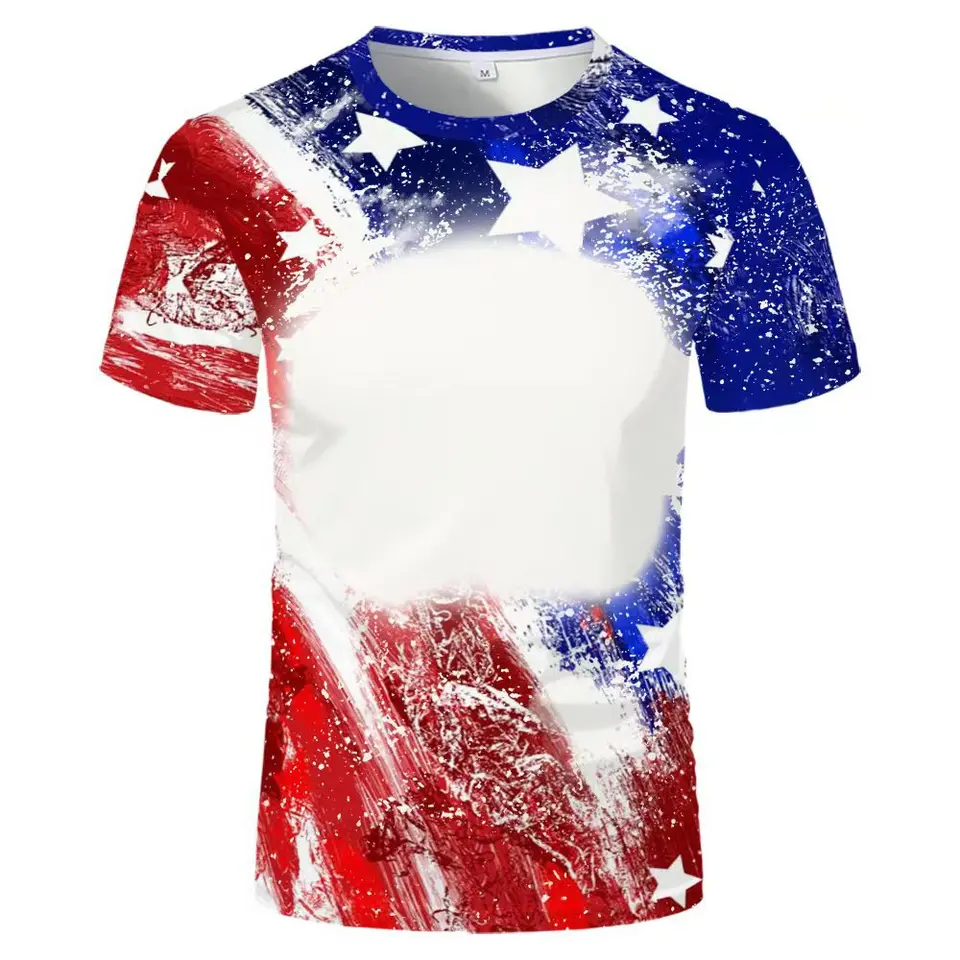 Camiseta en blanco de sublimación de calor, camisetas de Camou sueltas,  camisetas de manga corta, cuello redondo, ropa de calle informal, ropa para  fotos con impresión DIY - AliExpress, image size:960x960