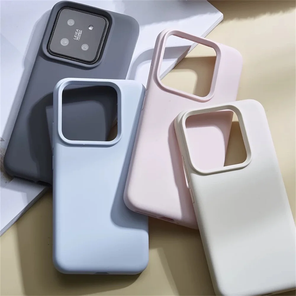 Luxury Candy Liquid Silicone Bumper Phone Case - Ultra Matte Skin Protective Soft Back Cover