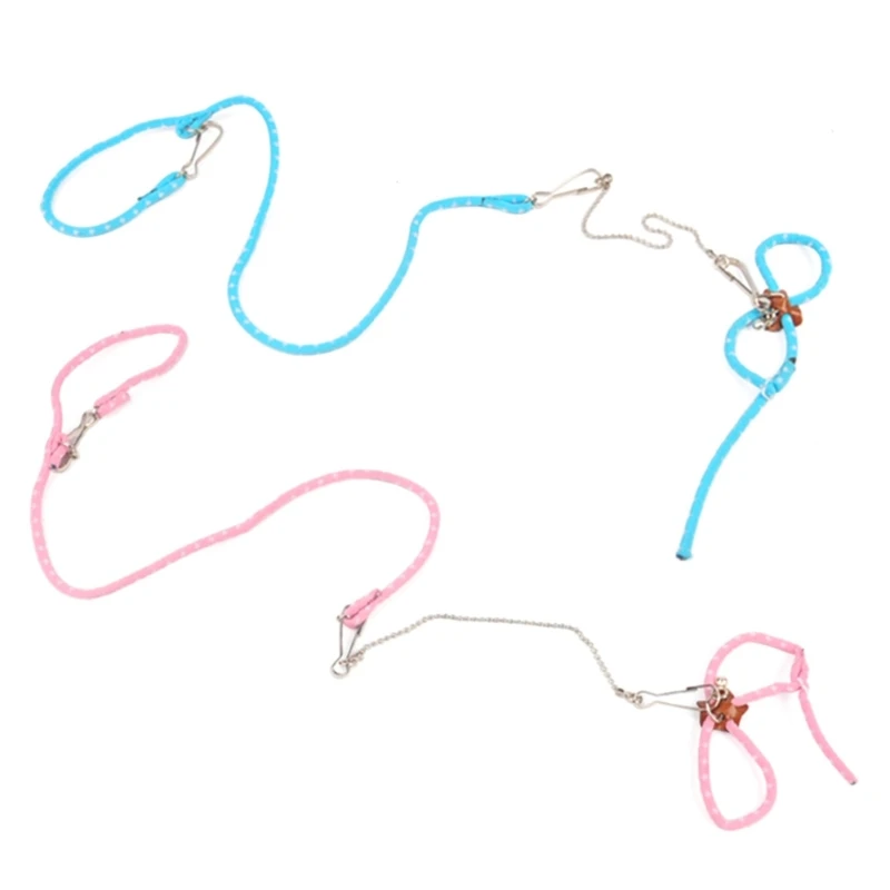 

Small Animal Leash Harness Adjustable Rope Walking Lead Duable Round Ropes