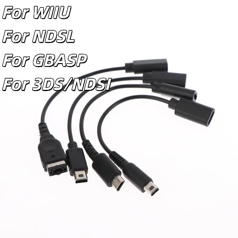 1/3개입 타입 C 게임 콘솔 변환 케이블 (NDSI, GBASP/WIIU, 3DSL, NDSL용) 전원 케이블 USB C 충전 케이블 - 약 10CM
