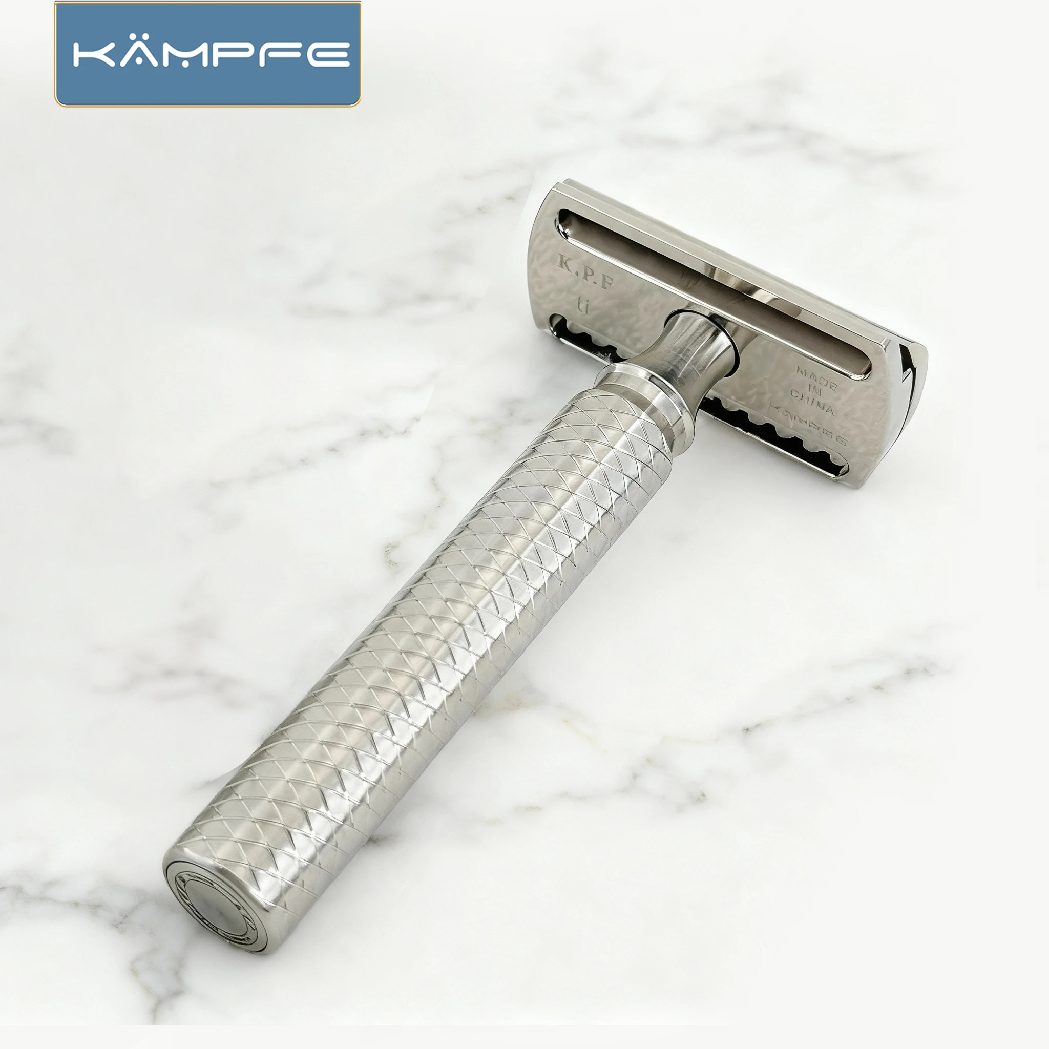 KAMPFE CNC 정밀 가공 티타늄 합금 남성용 면도기 남자친구 선물 안전 면도기