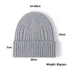 Winter Fashion Twist Rabbit Fur Knitted Hats Woman Keep Warm Earmuffs Cold Cap Outdoor Simple Skullies & Beanies 90g 3