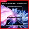 Topton Dual Touch Screen Laptop Intel i3 1215U 10.95inch 180°Portable Foldable Monitor 1920*1200 IPS Office Study PC Windows 11 1
