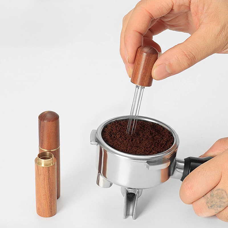 Espresso Coffee Stirrer Distributor Needle Stainless Steel Coffee Powder Tamper Tool Stirring Barista Accessories